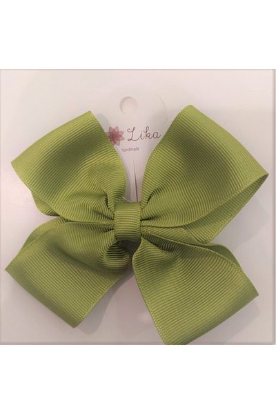 Lika مشبك فيونكة كبير من Grosgrain - مجموعة فيونكات صغيرة