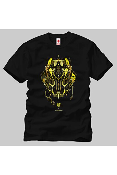 Crazy Tricou bărbați - Transformers Bumblebee Head Lined