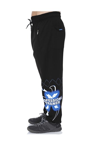 Big Sam Fitness Mevsimlik Spor Pantolon Eşofman Altı Siyah 1201