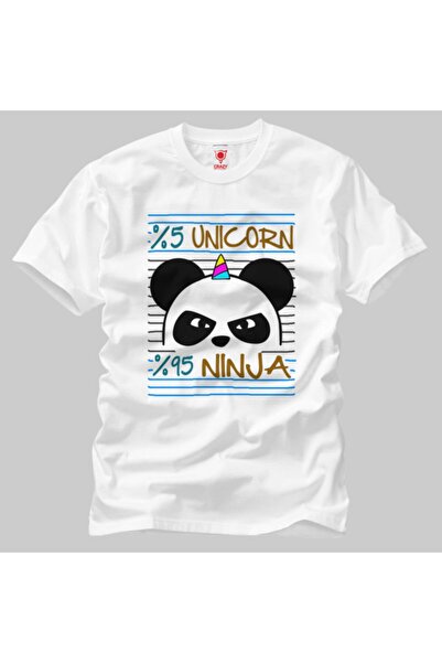 Crazy Мъжка тениска с еднорог нинджа