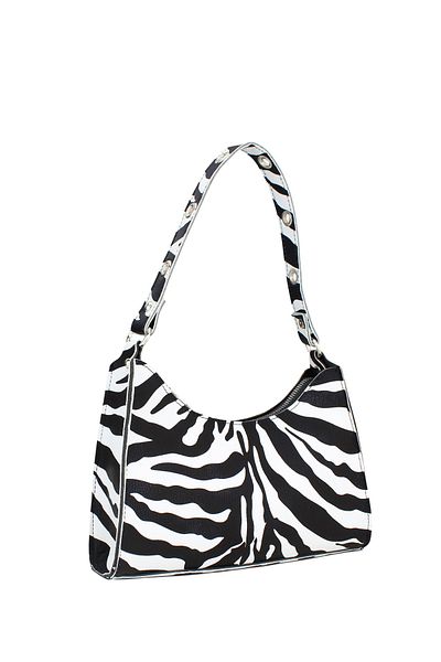 Housebags Geantă baghetă cu model zebră pentru femei 195