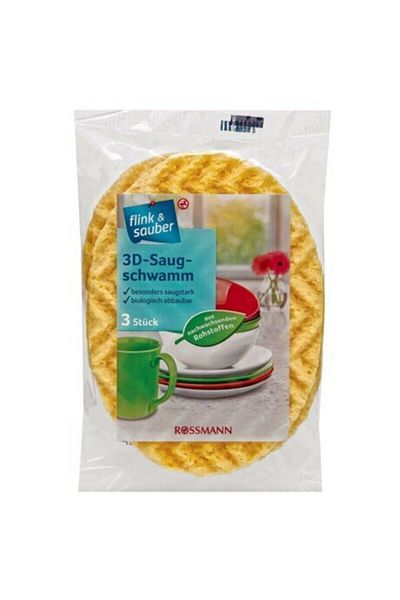 Flink Sauber Flink & Sauber Dish Sponge 3 Pieces