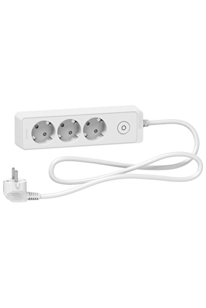 Schneider Electric 3'lü 1,5 Metre Beyaz Grup Priz St9431w 3606489493912