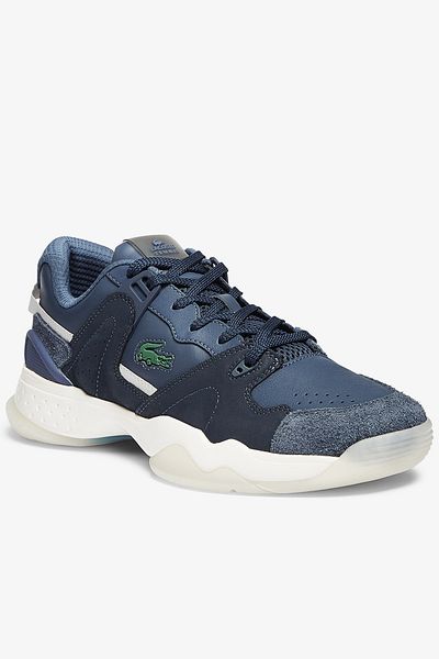 Lacoste T-Point 0721 1 g Sma Men's Navy Blue White Sneaker 741Sma0101