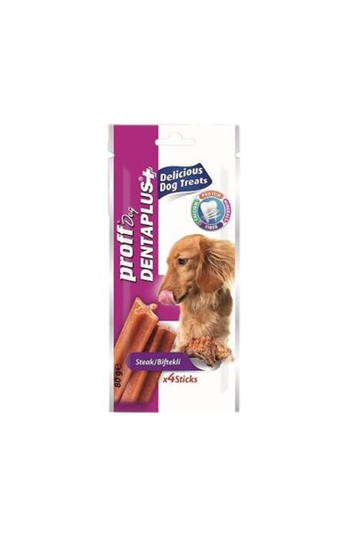 Proff Dentaplus Köpek Ödülü Biftekli 4lü Diş Temizleyen Diş Kaşıma