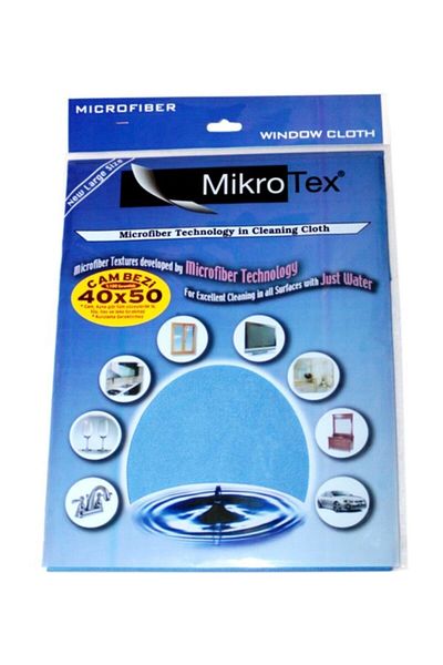 Mikrotex Microfiber Glass Cloth and Cleaning Cloth 40x50 CmBlue
