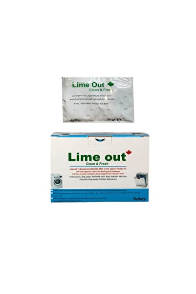 LİME OUT Çamaşır Bulaşık Makine Temizleyici Toz Paket 5li