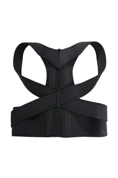 Ankaflex Unisex Μαύρος Ιατρικός Ορθοπεδικός Κορσές Όρθιας Στάσης