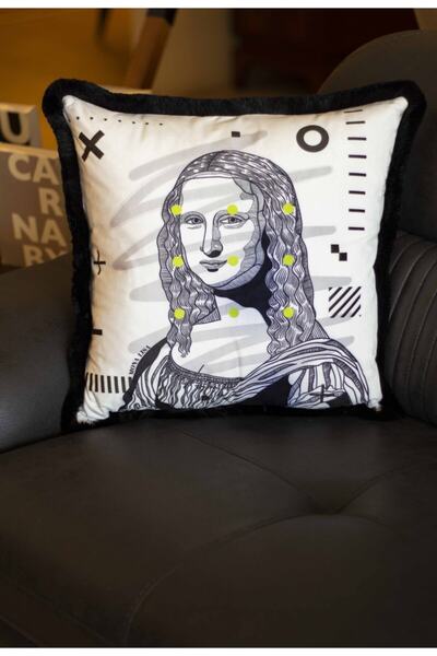 Adawall Mona Lisa Dekoratif Kırlent