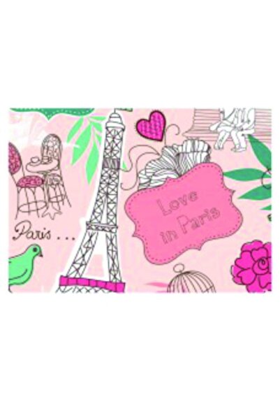 Byken الخدمة الأمريكية تحت عنوان باريس. مقاس 42.5 × 30.5 سم