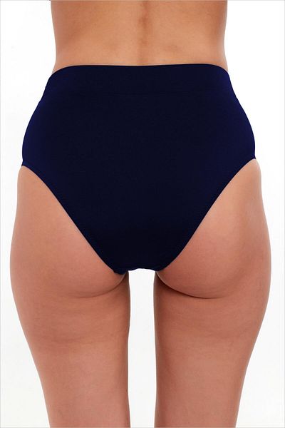 AYYILDIZ 63053 Navy Blue High Waist Bikini Bottom