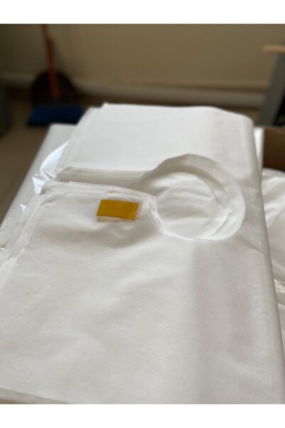 kaspak Tek Kullanımlık Yapışkanlı Dişci Önlüğü 100 Adet