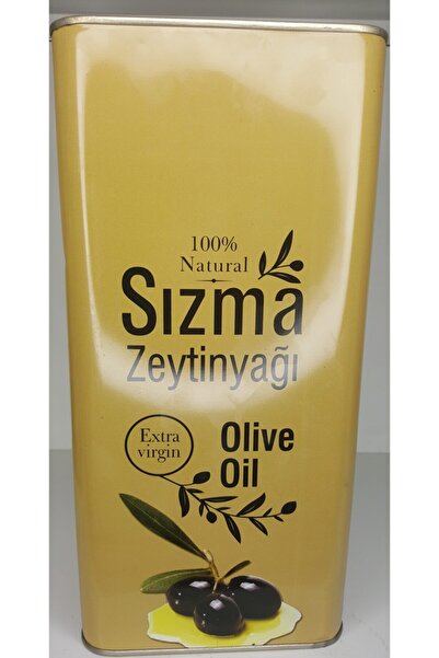 EXTRA VİRGİN Naturel Sızma Zeytinyağı 5 Lt Soğuk Çekim