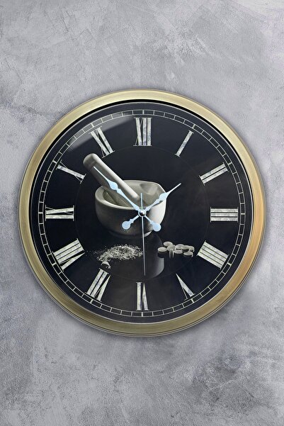 Dream Gift ساعة حائط مطبخ معدنية عتيقة مقاس 40 سم