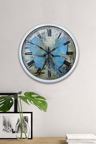 Kasva Concept Gift 40 cm White Metal 1 Day Wall Clock
