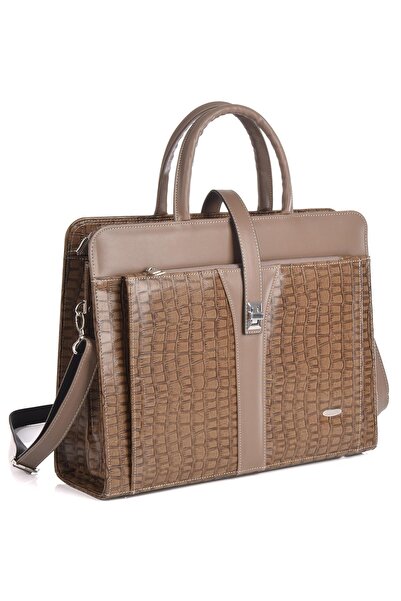 DERİEND Mink Top Quality 14 and 15.6'' Laptop Compartment Briefcase 1453