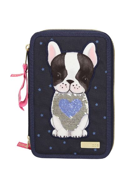 Top Model Full Pencil Case Sequin Changing Pattern Dog