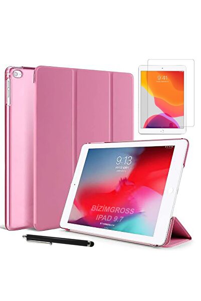 BizimGross Ipad 5.nesil Uyumlu 2017 9.7 Inç A1822, A1823 Smart Akıllı Kılıf +...