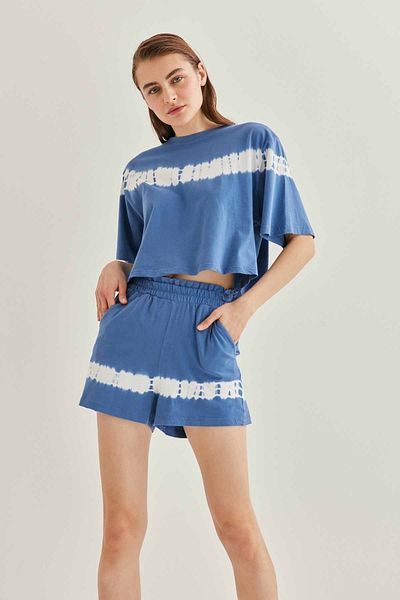 Vitrin Shorts - Blau - Mittlerer Bund