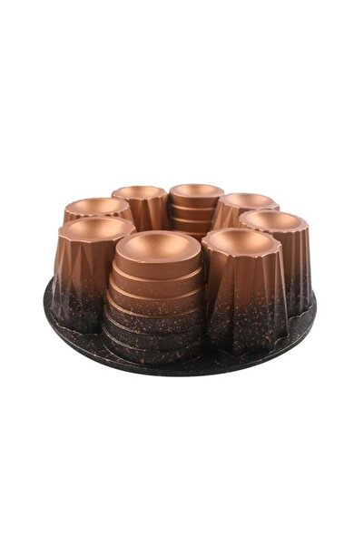 Genel Markalar Oms Muffin&cupcake Kek Kalıbı 26 cm Siyah-Bakır