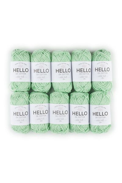 Hello 25 gr Βαμβακερό νήμα πλεξίματος - Dk Cotton Yarn 138
