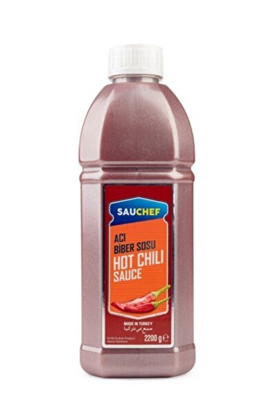 SAUCHEF Hot Chili Acı Biber Sosu 2200 gr
