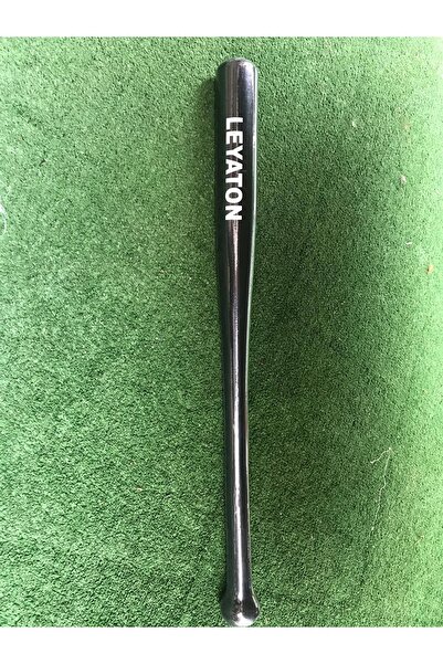 Leyaton Komple Siyah Beyzbol Sopası 61 cm Dişbudak Ağacından Kırılmaz Bezbol ...