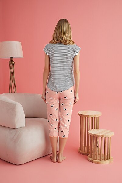 Sevim 13650 Baskılı Kapri Takım