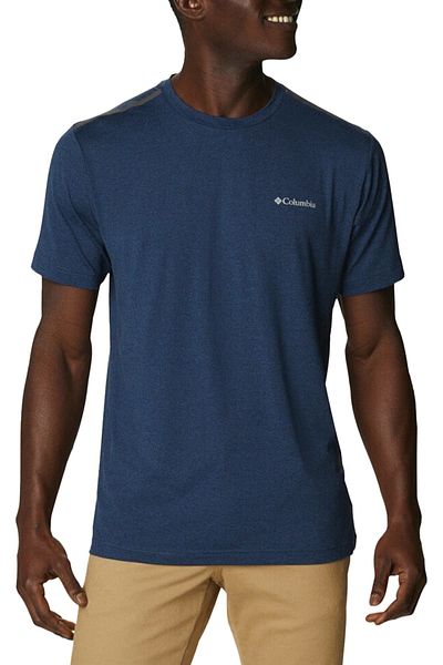 Columbia Ανδρικό μπλουζάκι εξωτερικού χώρου Blue Tech Trail Crew Neck - Ao0322-465