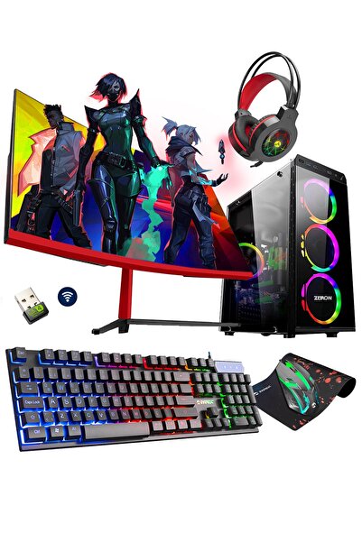 Zeiron Nfx80 I5-10400f 16gb 256gb M.2 Ssd+1tb Hdd Gtx1650 27" Oyuncu Masaüstü...