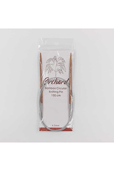 ORCHARD Bambu Metal Misinalı Örgü Şişi 100cm. No:4,5mm