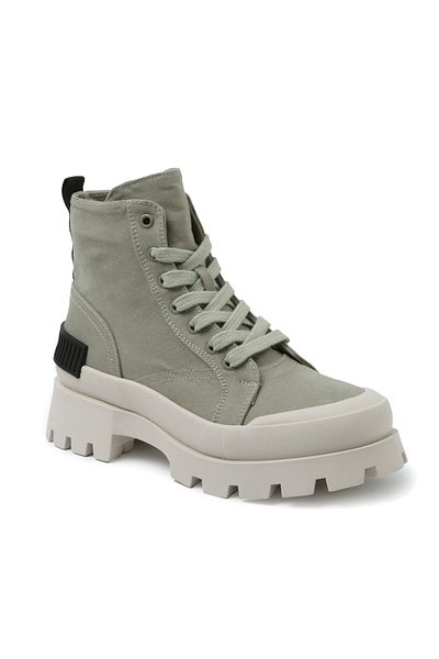 John May Women's Boots Rd-4361 Linen Green