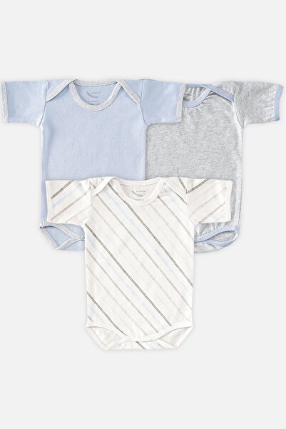 Miespiga Unisex Baby United 3-Piece Short Sleeve Body Set