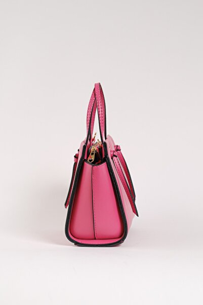 Çantacımstore Women's Knotted Mini City Bag Pink 301
