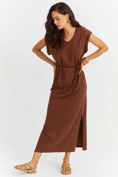 Cool & Sexy Kleid - Braun - Basic