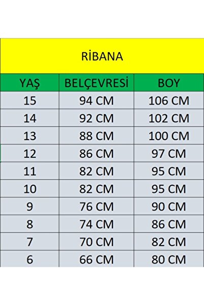 Genel Markalar Ribana Bel Canvas Okul Pantolonu