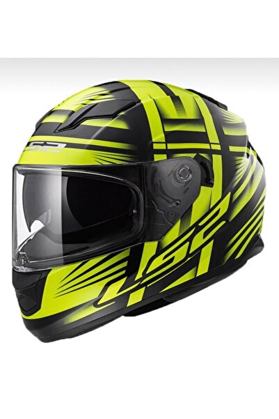 LS2 Ff320 Stream Bang Sıyah-neon Sarı Kask