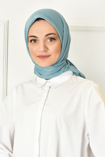 BURDEN IPEK Cotton Crotch Scarf Mint