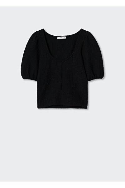 MANGO Woman Yan Yırtmaçlı Üst