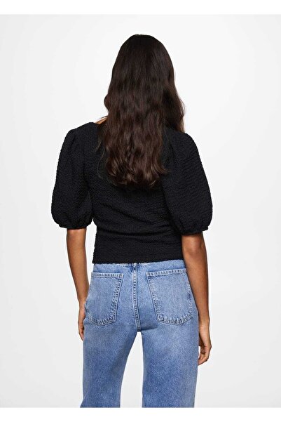 MANGO Woman Yan Yırtmaçlı Üst