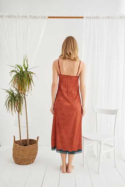 Sevim 13658 Women's Satin Long Tunic