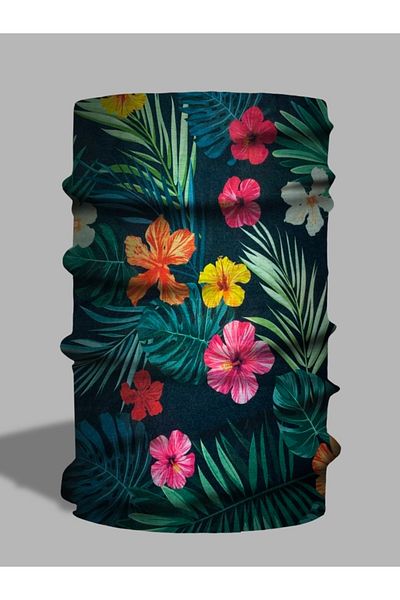 LU&MA Flower Patterned Neck Collar - Paphos