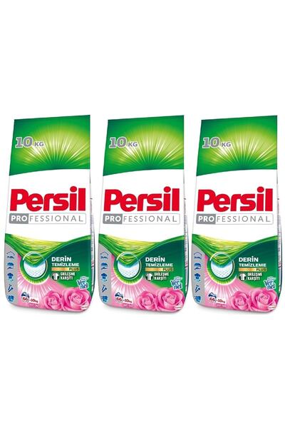 Persil Matik Toz Çamaşır Deterjanı 30kg Gülün Büyüsü (3pk*10kg) (198 Yıkama)