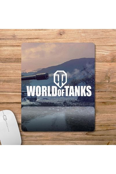 Pixxa موديل لوحة ماوس مع مسند للمعصم من World Of Tanks - 2