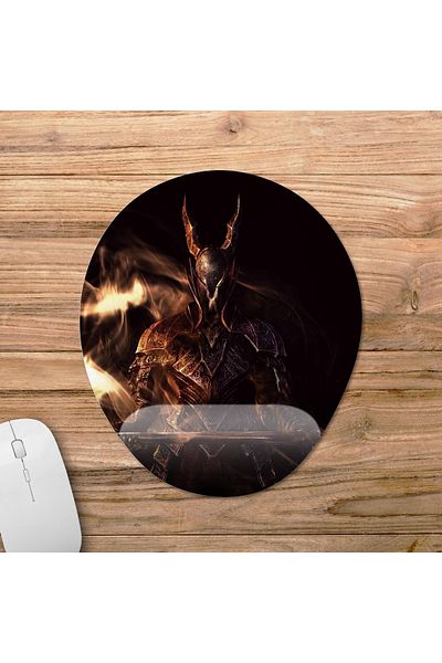 Pixxa موديل لوحة ماوس مع مسند للمعصم Dark Souls - بيضاوي واحد