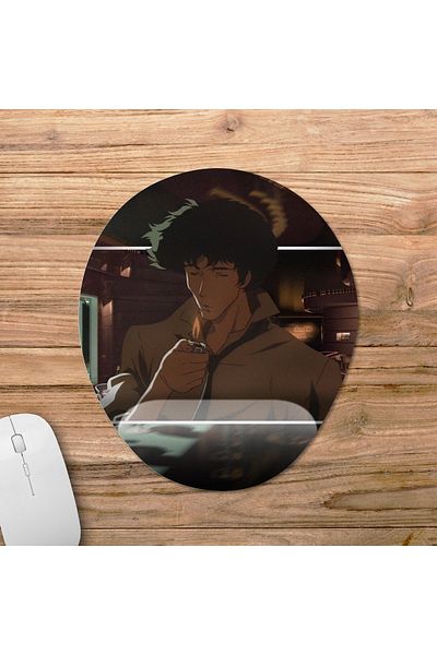 Pixxa نموذج لوحة الماوس لدعم المعصم من Cowboy Bebop - 4 بيضاوي