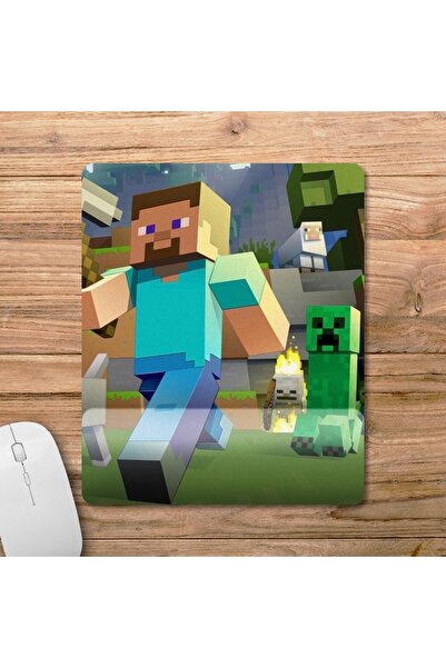 Pixxa Minecraft Bilek Destekli Mousepad Model - 1
