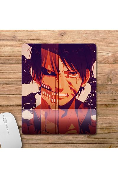 Pixxa موديل لوحة ماوس داعمة للمعصم من Attack On Titan - 3