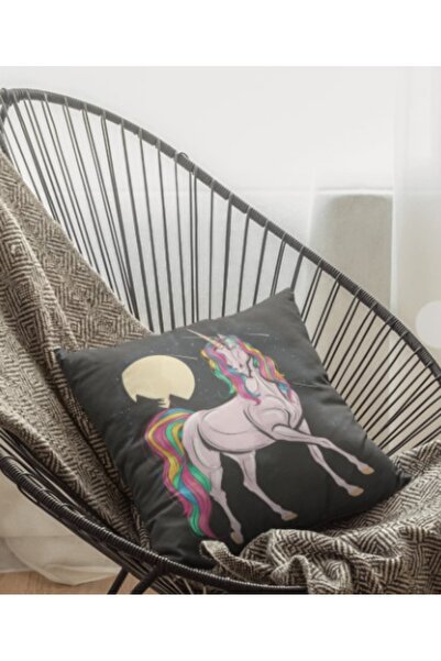 ALAMODECOR Спеціальний дизайн чохла для подушки з принтом і блискавкою (43 см × 43 см)