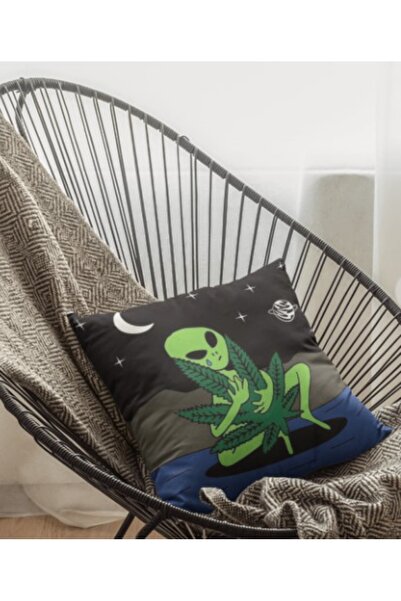 ALAMODECOR Спеціальний дизайн чохла для подушки з принтом і блискавкою (43 см × 43 см)